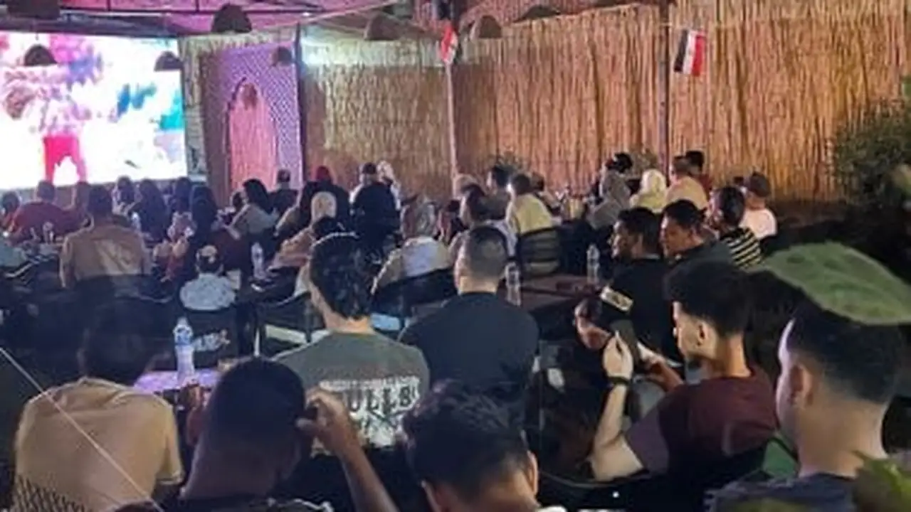 جمهور الدقهلية يتجمع لمتابعة ثاني مباريات المنتخب في أجواء حماسية